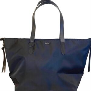 Botkier Black New York Bond Tote Weekender Nylon Bag